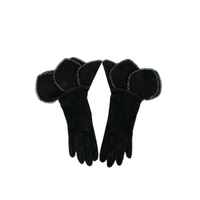 Nina Ricci Gloves Leather in Black