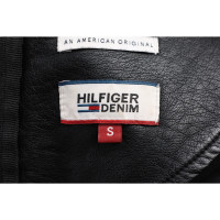 Tommy Hilfiger Vestito in Pelle in Nero