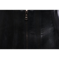 Claude Montana Skirt Leather in Black