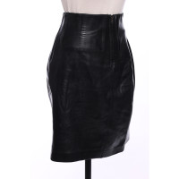 Claude Montana Skirt Leather in Black