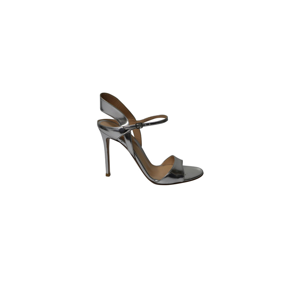 Gianvito Rossi Sandals Leather in Silvery