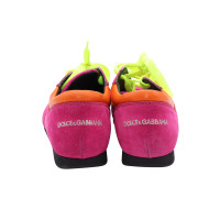 Dolce & Gabbana Sneakers aus Wildleder in Rosa / Pink