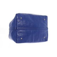 Carolina Herrera Shopper in Pelle in Blu