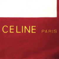 Céline Schal/Tuch aus Seide in Bordeaux