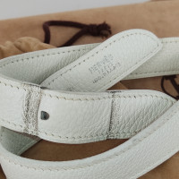 Hermès Massai 32 Leather in White