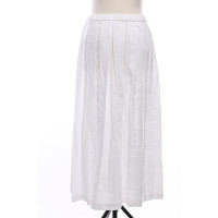 Aspesi Skirt Linen in White