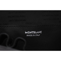 Mont Blanc Umhängetasche aus Leder in Schwarz