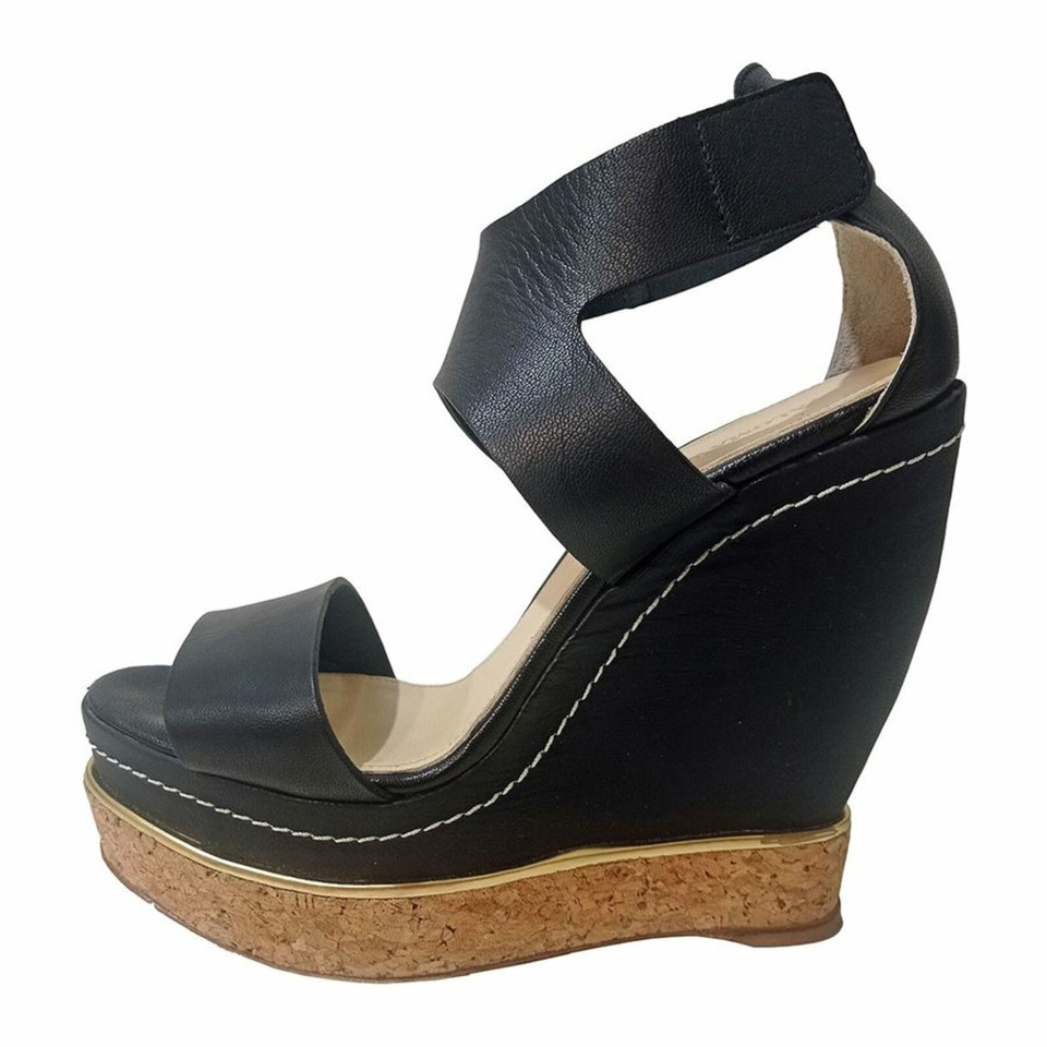 Paloma Barcelo Sandals Leather in Black