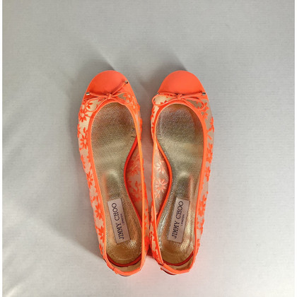 Jimmy Choo Slipper/Ballerinas in Orange