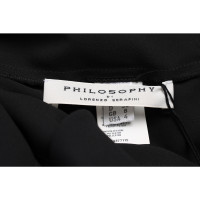 Philosophy Di Lorenzo Serafini Jurk Zijde in Blauw