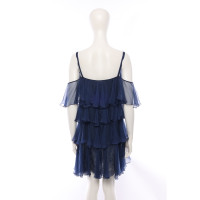 Philosophy Di Lorenzo Serafini Kleid aus Seide in Blau
