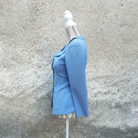 Armani Collezioni Blazer aus Seide in Blau
