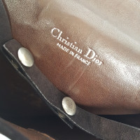 Christian Dior Borsa a tracolla in Pelle scamosciata in Marrone