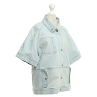 Tibi Short-sleeved denim jacket