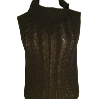 Max Mara Wool knit top in black