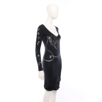 Blumarine Kleid aus Jersey in Schwarz