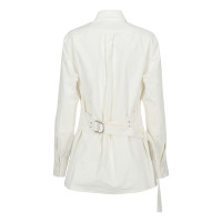 CALVIN KLEIN 205W39NYC Giacca/Cappotto in Cotone in Bianco