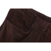 Closed Trousers Leather in Brown