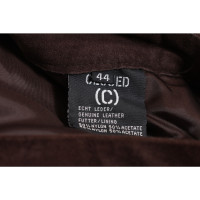 Closed Trousers Leather in Brown