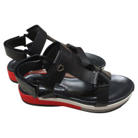 Philippe Model Sandals Leather in Black
