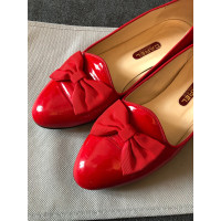 Carel Slippers/Ballerinas Patent leather in Red