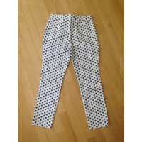 Diane Von Furstenberg Paio di Pantaloni in Cotone in Bianco