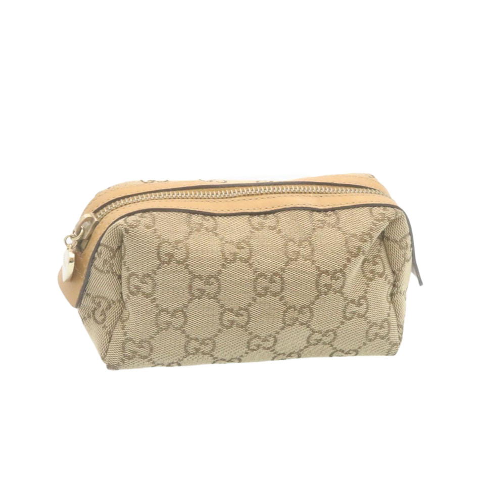 Gucci Clutch en Toile en Beige