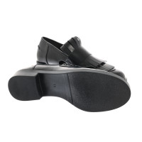 Rocco Barocco Slippers/Ballerinas Leather in Black