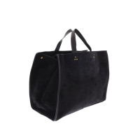 Jerome Dreyfuss Shopper Suede in Black