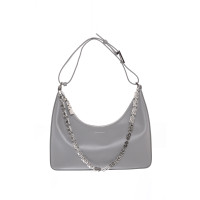 Givenchy Moon Cut Out Hobo Small aus Leder in Grau