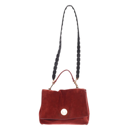 Coccinelle Shoulder bag Leather in Red