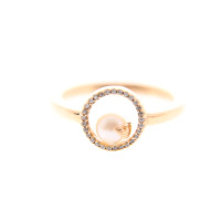 Emporio Armani Ring aus Silber in Gold