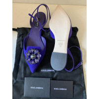 Dolce & Gabbana Sandales en Daim en Violet