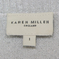 Karen Millen Gebreide jurk in zilver