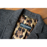 Dolce & Gabbana Blazer Wool in Brown