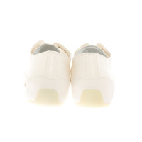 Candice Cooper Sneaker in Pelle in Bianco