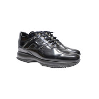 Hogan Trainers Patent leather in Black