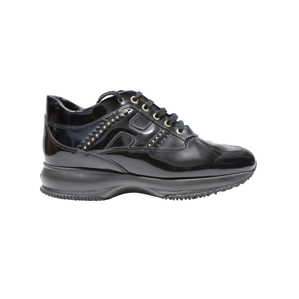 Hogan Trainers Patent leather in Black