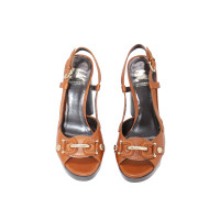 Burberry Sandalen Leer in Bruin