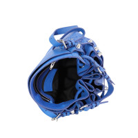 Alexander Wang Diego Bucket Bag Small in Pelle in Blu