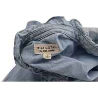 Nili Lotan Top Cotton in Blue