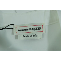 Alexander McQueen Oberteil aus Baumwolle in Weiß