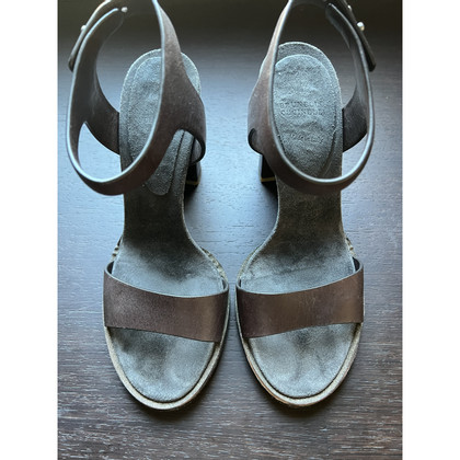 Brunello Cucinelli Sandals Leather in Brown