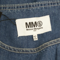Mm6 Maison Margiela Vestito in Cotone in Blu