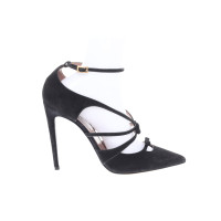 Tabitha Simmons Sandals Leather in Black