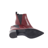 Acne Ankle boots Leather in Bordeaux