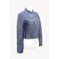 Karen Millen Veste/Manteau en Coton en Bleu