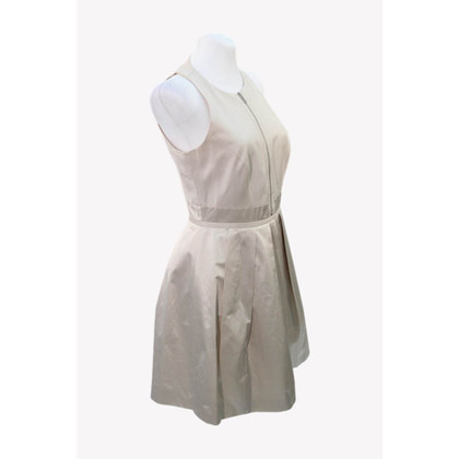 Karen Millen Kleid aus Baumwolle in Creme