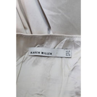 Karen Millen Dress Cotton in Cream