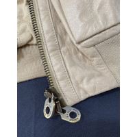 Bally Jacket/Coat Leather in Beige
